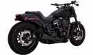 V&H 2-1 Upsweep PCX - Svart - Softail 18-24 thumbnail