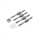 Avtakbare Sideveskefester - m/Sissybar - FLST 00-02 thumbnail