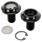 Lowbrow Radius Veihusvetilasjonsbolter - Svart - TC/M8 99-24 thumbnail