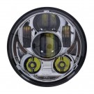 Budget LED Lykteinnsats - Chrome - 5-3/4