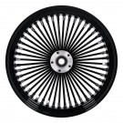 Fat Spoke 48 - 5.5 x 18 - Svart/Svart - Bak thumbnail