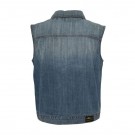 MCS Denim Vest - Steinvasket thumbnail