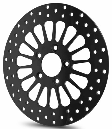  Super Spoke Bremseskive - Rustfri Svart - Front - 11-1/2