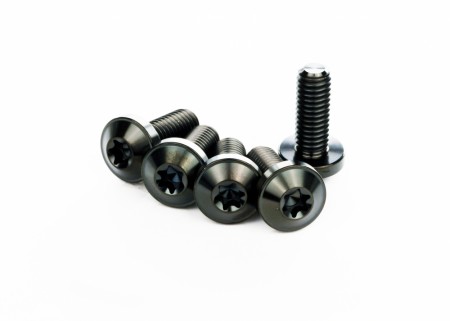 DTC Titanium Bremseskiveskruer - Svart - Bak - H-D 84-26
