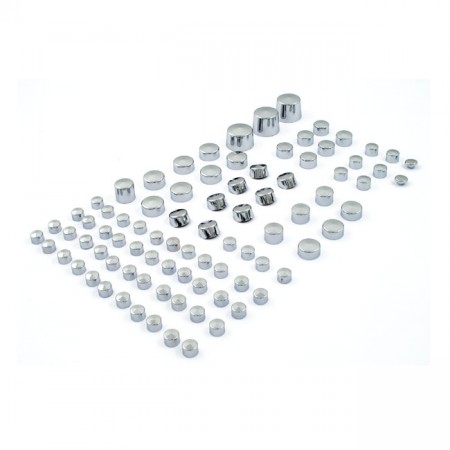 Skruedeksel-Sett - Chrome - ST 00-06