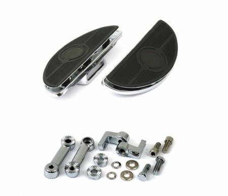 Ovale Fotbrett m/vibrasjonsdempere - Justerbare